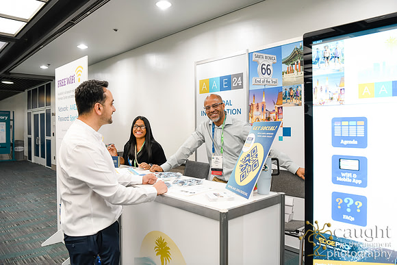 062 AAE 2024 in Los Angeles - Registration & Signage