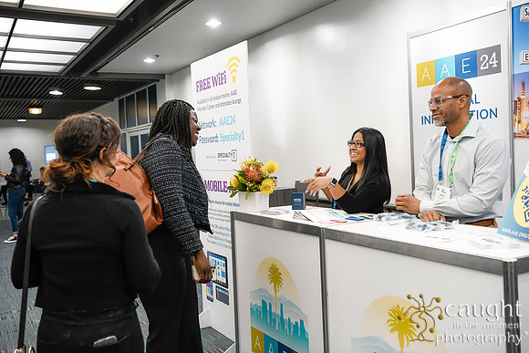 064 AAE 2024 in Los Angeles - Registration & Signage